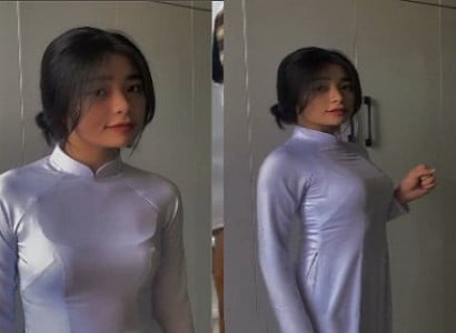Phang em nữ sinh áo dài mông tròn cực phê